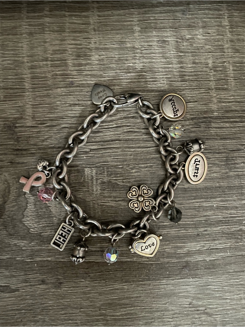 Silver Charm 2006 Bracelet BCAM - Love & Luck Design